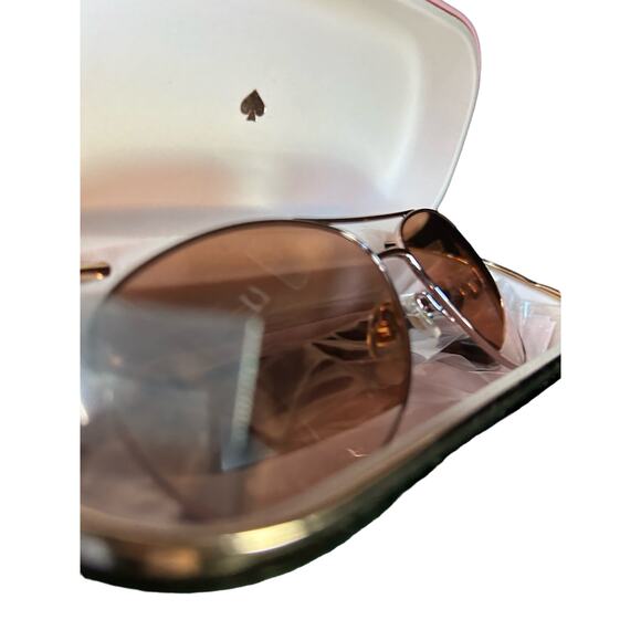 Kate Spade New York Women\'s Dalia 2 Aviator Sunglasses, Metal Frame MSRP $195 main image 7